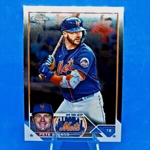 2023 Topps Chrome - Pete Alonso #75 New York Mets